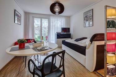 Mycket trevligt möblerad Platt i Maxvorstadt