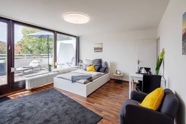 Mooi ingericht Dakterras appartement in Sendling