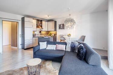 Kiralık modern, mobilyalı, balkonlu daire