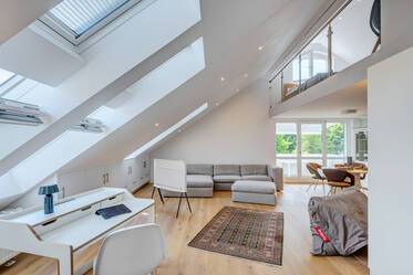 Aydınlık maisonette daire - zevkle döşenmiş