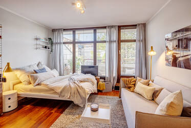 매우 멋진 가구 플랫 in Schwabing-West