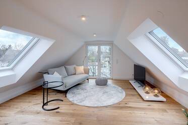 Exklusive möblierte Maisonettewohnung içinde Aubing
