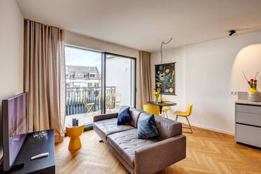 Premiumwohnung: Sehr schöne möblierte Dachterrassenwohnung içinde Glockenbachviertel