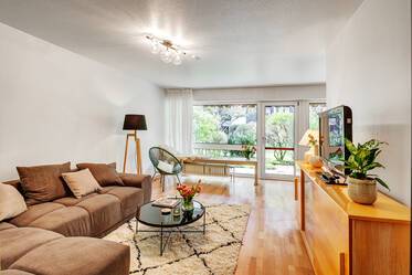 Foarte frumos mobilat Apartament cu grădină în Schwabing-West