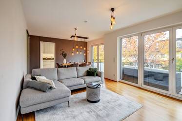 Schöne möblierte Wohnung içinde Denning