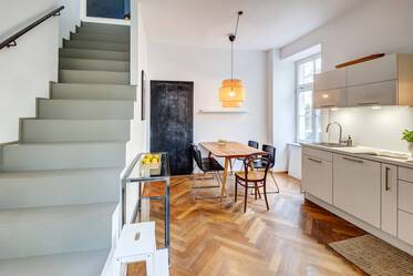 Много хубаво обзавеждане Апартамент тип мезонет в Schwabing-West