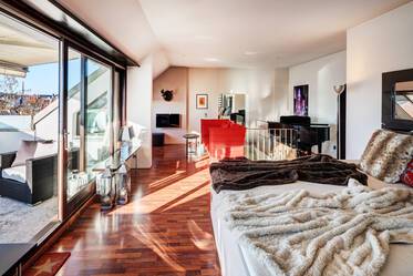 Dvojposchodový apartmán s terasou na streche