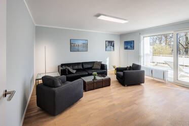 Nymphenburg kanalındaki yüksek yerleşim bölgesi