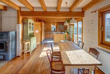 Vaterstetten Baldham에 위치한 아늑한 목조 주택 임대 