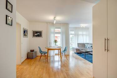 Helle, möblierte Wohnung içinde Johanneskirchen