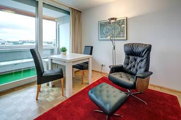 Bogenhausen&#039;de modern, mobilyalı 1 odalı daire