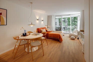 Hochwertig möbliertes Apartment in Schwabing
