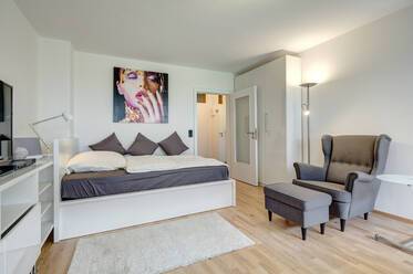 Много хубаво обзавеждане Апартамент с градина в Neufahrn b. Freising