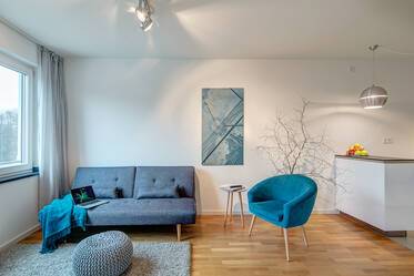 Luitpoldpark'ın hemen yanında modern daire