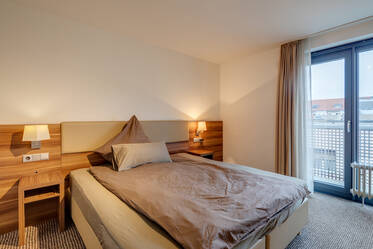 Központi elhelyezkedés a főpályaudvar közelében: szállodában található apartman