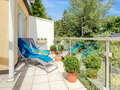 Maisonette galéria lakás Tutzing 03 Terasz 10604