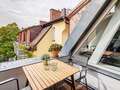 Apartamento maisonette München Maxvorstadt 03 Terraço no telhado 12304