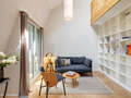 Maisonette galéria lakás München Herzogpark 01 Nappali 12527