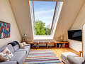 Maisonette galéria lakás München Glockenbachviertel 01 Nappali 13995