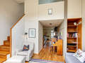 Maisonette galéria lakás München Glockenbachviertel 03 Nappali 13995