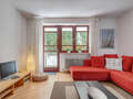 Mezonetový byt München Glockenbachviertel 02 Living 3866