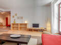 Mezonetový byt München Glockenbachviertel 05 Living 3866
