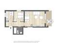 Flat München Thalkirchen 01 Planløsning 8820