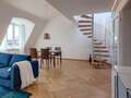 Byt so strešnou terasou München Schwabing 04 Living 9602