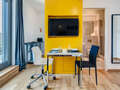 Podkrovní byt München Giesing 04 Living 9613