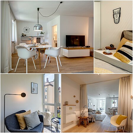 Apartment 361 ID 361: Münchner Freiheit: Şık döşenmiş daire