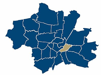 Lage Haidhausen in München Lage des Stadtteils Haidhausen in München