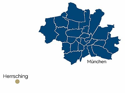 Stadtteil-Karte von Herrsching Stadtteil-Karte von Herrsching
