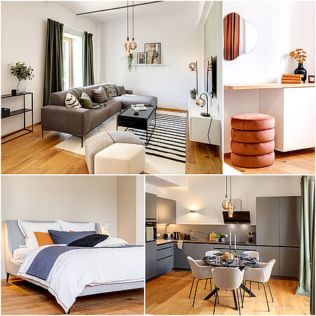 ID 12968: Güzel mobilyalı teras daire