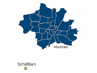 Stadtteil-Karte von Schäftlarn Stadtteil-Karte von Schäftlarn