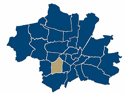 Lage Mittersendling Lage des Stadtteils Mittersendling in München