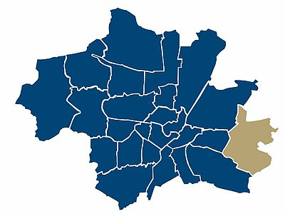 Lage Messestadt Riem Lage des Stadtteils Messestadt Riem in München