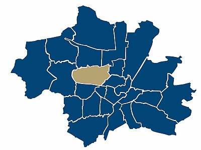 Lage Neuhausen Lage des Stadtteils Neuhausen in München