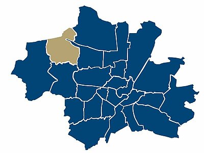 Lage Untermenzing Lage des Stadtteils Untermenzing in München