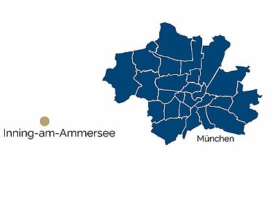 Stadtteil-Karte von Inning am Ammeree Stadtteil-Karte von Inning am Ammeree