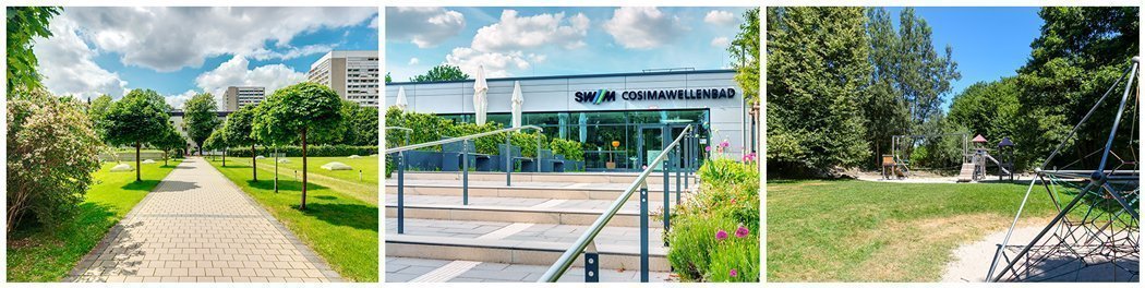 Fotos vom Stadtteil Cosimapark Fotos der Umgebung und Häuser im Cosimapark