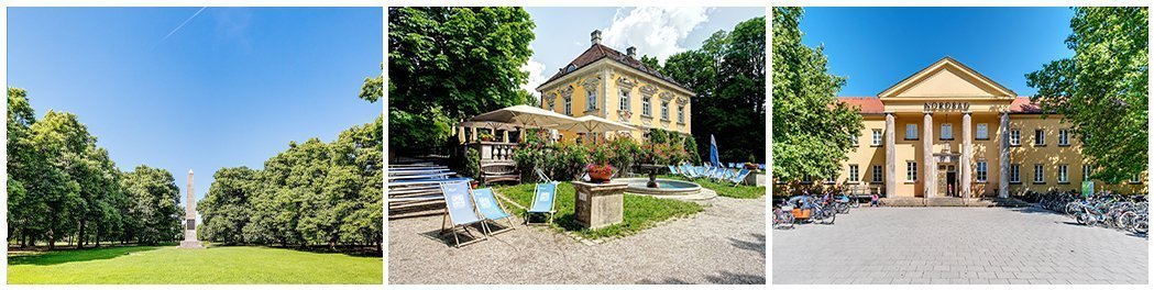 Fotos der Umgebung im Stadtteil Schwabing-West Fotos der Umgebung im Stadtteil Schwabing-West