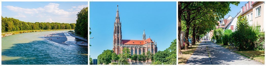 Fotos vom Stadtteil Untergiesing Fotos der Umgebung vom Stadtteil Untergiesing