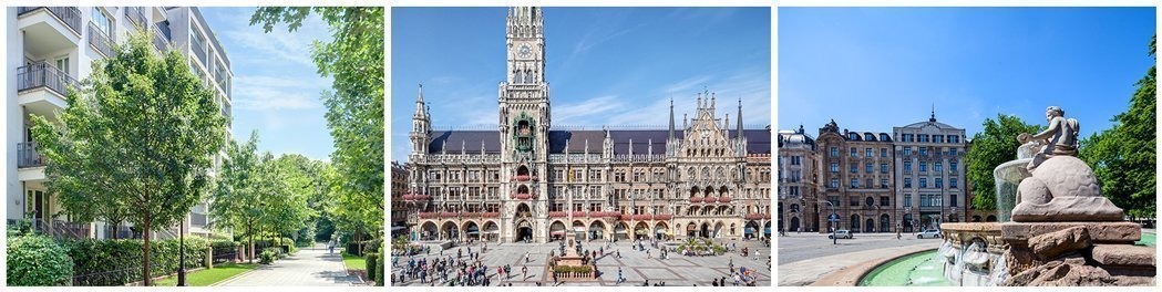 Fotos der Sehenswürdigkeiten und der Umgebung im Zentrum Fotos der Sehenswürdigkeiten und der Umgebung im Zentrum
